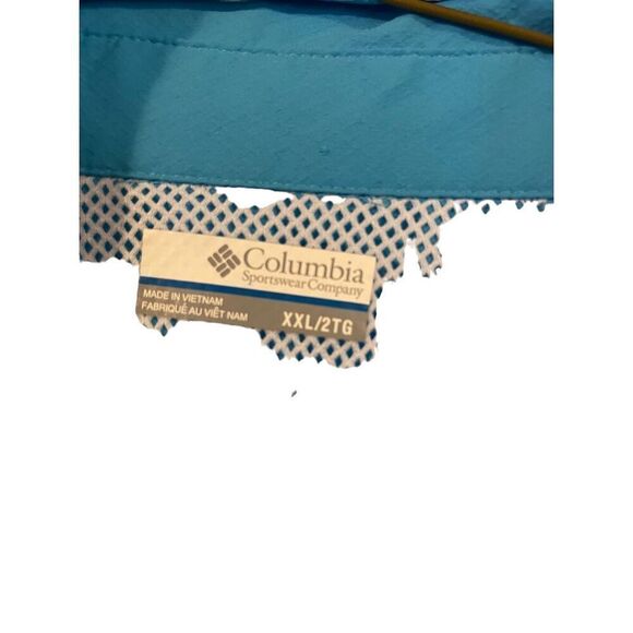 Columbia Mens Blue Full Buttons Up Collared Long Sleeve Fishing Shirt Size XXL - Picture 4 of 16